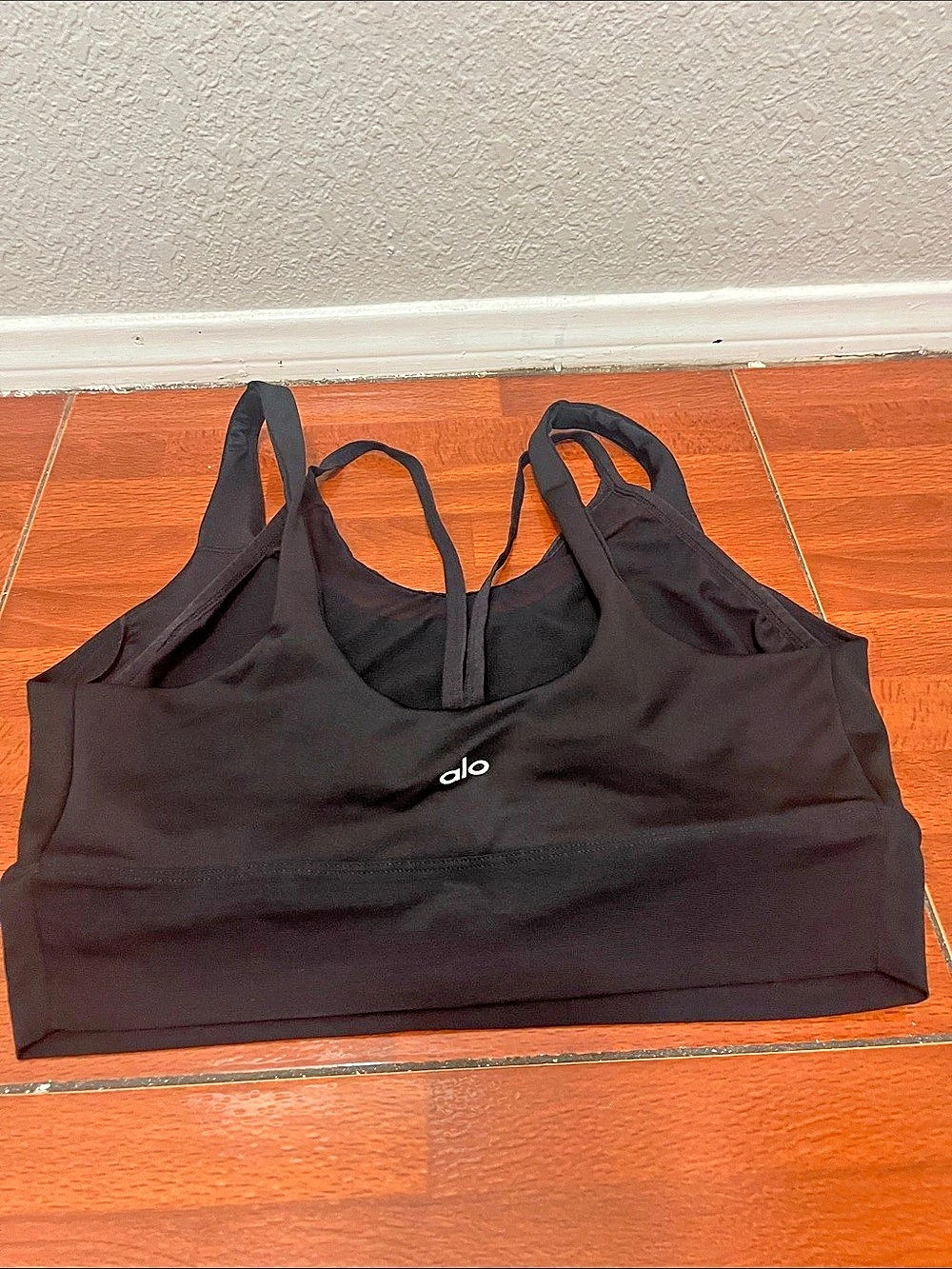 Alo Black Sports Bra Size Large